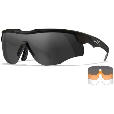 Wiley X WileyX Rogue Comm Grey/Clear/Rust Matte Black Frame Wiley X WileyX Rogue Comm Grey/Clear/Rust Matte Black Frame