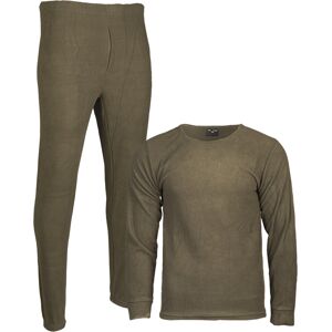 Mil-Tec Thermo Fleece Underställ Tröja & Byxa (Färg: Oliv, Storlek: 2XL) Mil-Tec Thermo Fleece Underställ Tröja & Byxa (Färg: Oliv, Storlek: 2XL)