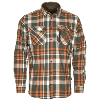 Pinewood Lappland Rough Flanellskjorta (Färg: Grön/Orange, Storlek: 2XL) Pinewood Lappland Rough Flanellskjorta (Färg: Grön/Orange, Storlek: 2XL)