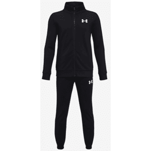 Under Armour Youth Knit Track Suit Svart (Storlek: YSmall)