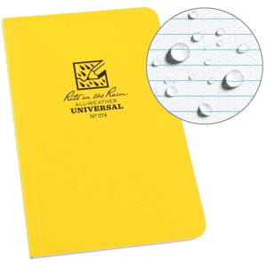 Rite In The Rain Soft Cover Book, 10x18cm - Gul