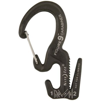 NITE Ize NI-C9S-02-01 Kättingkrok för rep Liten - Kättingkrok - Svart NITE Ize NI-C9S-02-01 Kättingkrok för rep Liten - Kättingkrok - Svart