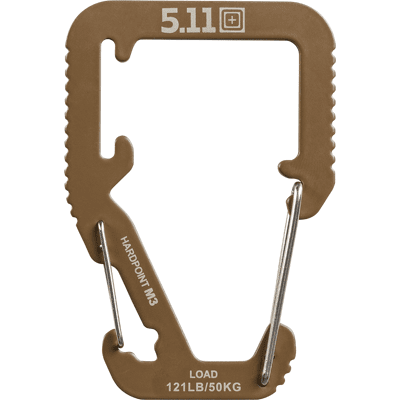 5.11 Tactical - Hardpoint M3 Karabiner - Svart 019 - Rostfritt stål - Carabiner 5.11 Tactical - Hardpoint M3 Karabiner - Svart 019 - Rostfritt stål - Carabiner