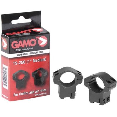 Gamo Medium 9-11mm Mount Rings TS-250 1" Gamo Medium 9-11mm Mount Rings TS-250 1"