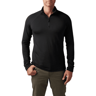 5.11 Tactical Stratos 1/4 Zip (Färg: Svart, Storlek: XL) 5.11 Tactical Stratos 1/4 Zip (Färg: Svart, Storlek: XL)