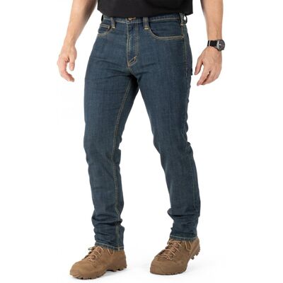 5.11 Tactical Defender-Flex Slim Jean (Färg: Tinted Wash Indigo, Midja: 40, Längd: 30) 5.11 Tactical Defender-Flex Slim Jean (Färg: Tinted Wash Indigo, Midja: 40, Längd: 30)