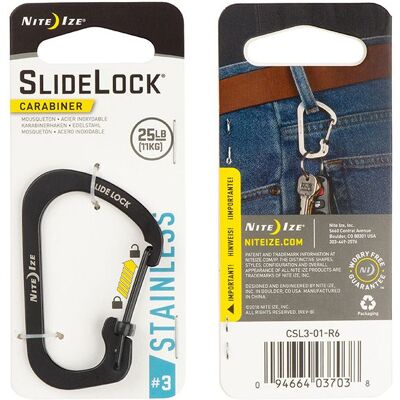 Nite Ize Slidelock Karbin #3 - Säkerhetsfäste för utrustning Nite Ize Slidelock Karbin #3 - Säkerhetsfäste för utrustning