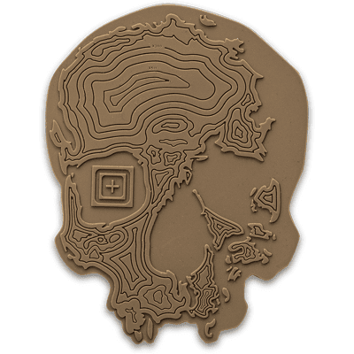 5.11 Tactical Topo Skull Desert Patch 5.11 Tactical Topo Skull Desert Patch