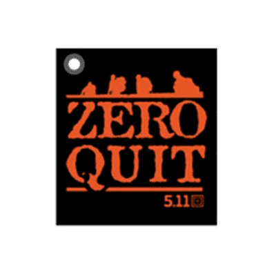 5.11 Tactical Zero Quit Keychain Patch 5.11 Tactical Zero Quit Keychain Patch