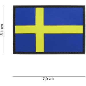 101 INC PVC Patch - Flagga Sverige