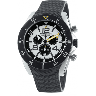 MomoDesign Dive Master Chrono Vit/Svart 48mm MomoDesign Dive Master Chrono Vit/Svart 48mm
