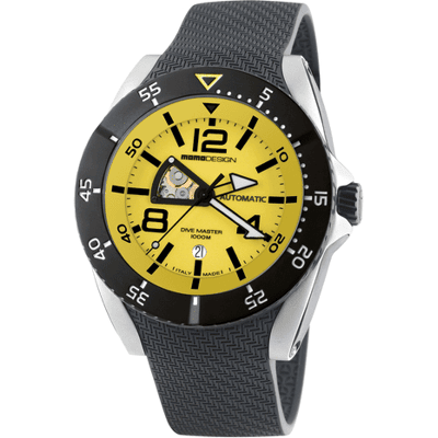 MomoDesign Dive Master Automatic Gul/Svart 48mm MomoDesign Dive Master Automatic Gul/Svart 48mm