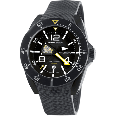 MomoDesign Dive Master PVD Automatic Svart/Vit 48mm MomoDesign Dive Master PVD Automatic Svart/Vit 48mm