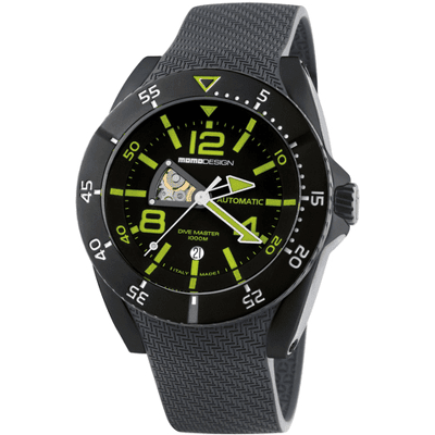 MomoDesign Dive Master PVD Automatic Svart/Grön 48mm MomoDesign Dive Master PVD Automatic Svart/Grön 48mm