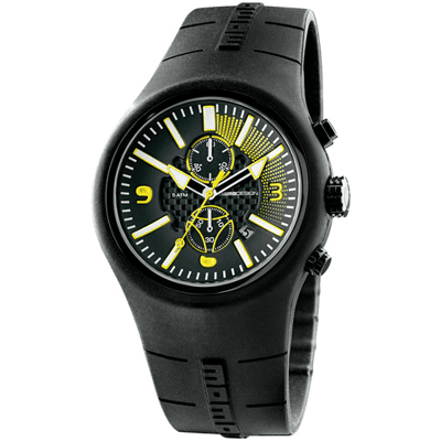 MomoDesign Mirage Chrono Svart/Gul 46,5mm MomoDesign Mirage Chrono Svart/Gul 46,5mm