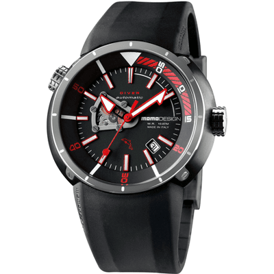MomoDesign Diver Pro Automatic Svart/Röd 47mm MomoDesign Diver Pro Automatic Svart/Röd 47mm