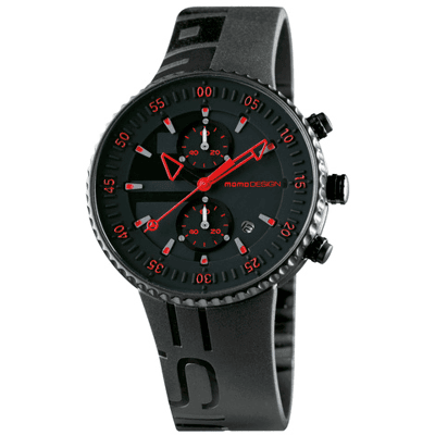 MomoDesign Jet Chrono Svart/Röd 43mm MomoDesign Jet Chrono Svart/Röd 43mm