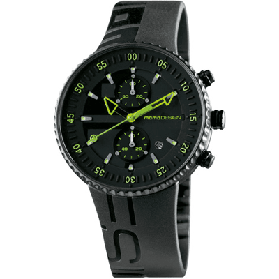 MomoDesign Jet Chrono Svart/Grön 43mm MomoDesign Jet Chrono Svart/Grön 43mm