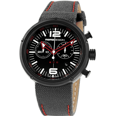 MomoDesign Evo Chrono PVD Svart 43mm MomoDesign Evo Chrono PVD Svart 43mm