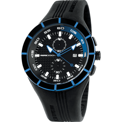 MomoDesign Highway Svart/Blå 46mm MomoDesign Highway Svart/Blå 46mm