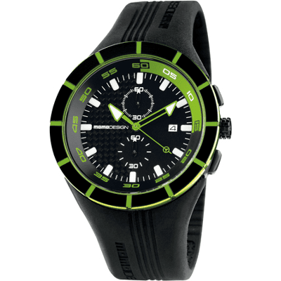MomoDesign Highway Svart/Grön 46mm MomoDesign Highway Svart/Grön 46mm