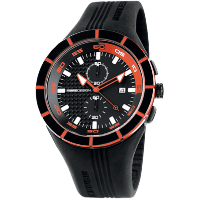 MomoDesign Highway Svart/Orange 46mm MomoDesign Highway Svart/Orange 46mm