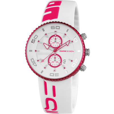 MomoDesign Jet Aluminium Chrono Vit/Cerise 43mm MomoDesign Jet Aluminium Chrono Vit/Cerise 43mm