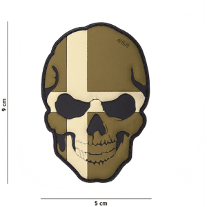 101 INC PVC Patch - Skull Danmark