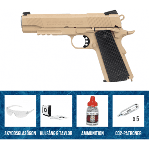 Swiss Arms Military 1911 Rail 4,5mm CO2 Blowback KIT