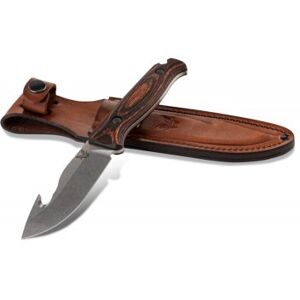 Benchmade 15004: Saddle Mountain Skinner w/Hook and Wood Handle