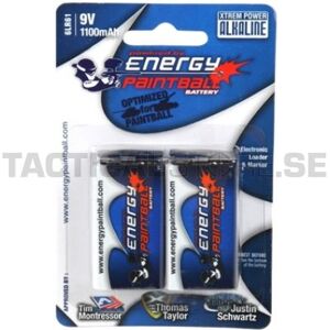 Annan Tillverkare Energy Paintball 9v Batteri 2-Pack