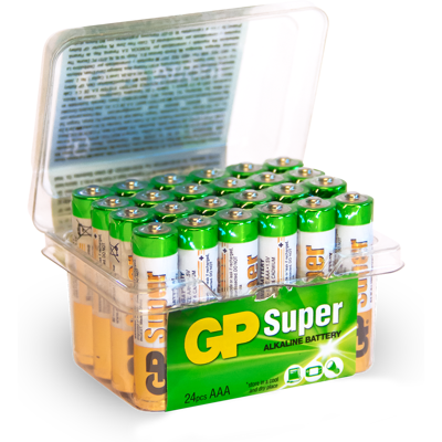GP Batteries GP Super AAA 24-pack GP Batteries GP Super AAA 24-pack