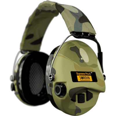 Sordin Supreme Pro X H2 LED Gel (Färg: Camo/Camo) Sordin Supreme Pro X H2 LED Gel (Färg: Camo/Camo)