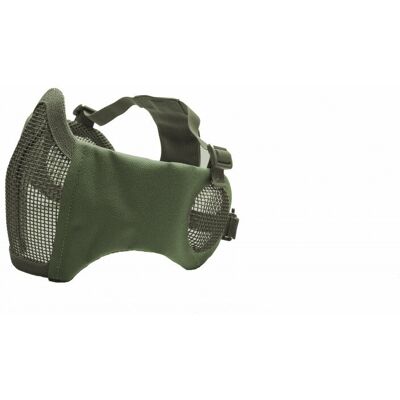 ASG Metal Mesh Mask with Cheek Pads and Ear Protection (Färg: Oliv) ASG Metal Mesh Mask with Cheek Pads and Ear Protection (Färg: Oliv)
