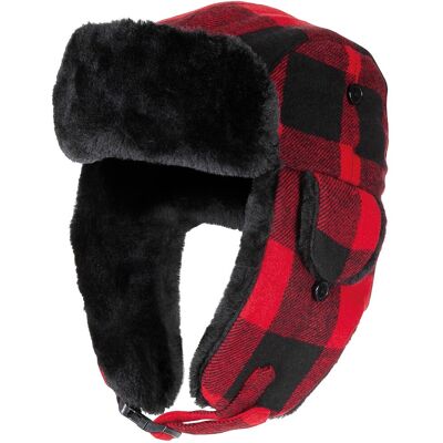 MFH - Max Fuchs MFH Fox Lumberjack Mössa (Färg: Röd/Svart, Storlek: Large (59-60)) MFH - Max Fuchs MFH Fox Lumberjack Mössa (Färg: Röd/Svart, Storlek: Large (59-60))