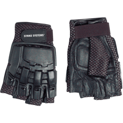 ASG Strike Systems Armour Half-Finger Leather Gloves (Storlek: Large) ASG Strike Systems Armour Half-Finger Leather Gloves (Storlek: Large)