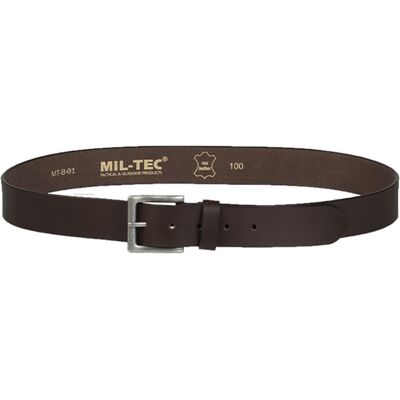 Mil-Tec Bälte av Nappaläder (Färg: Brun, Storlek: 90cm) Mil-Tec Bälte av Nappaläder (Färg: Brun, Storlek: 90cm)
