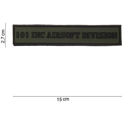 101 INC PVC Patch - 101 INC Airsoft Division 101 INC PVC Patch - 101 INC Airsoft Division