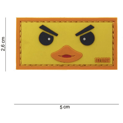 101 INC PVC Patch - Duckface (Färg: Gul) 101 INC PVC Patch - Duckface (Färg: Gul)