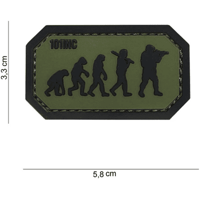 101 INC PVC Patch - Airsoft Evolution (Färg: Grön/Svart) 101 INC PVC Patch - Airsoft Evolution (Färg: Grön/Svart)