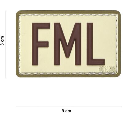 101 INC PVC Patch - FML (Färg: Sand) 101 INC PVC Patch - FML (Färg: Sand)
