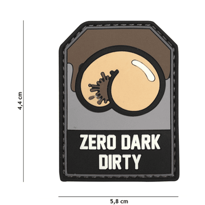 101 INC PVC Patch - Zero Dark Dirty (Färg: Svart/Grå) 101 INC PVC Patch - Zero Dark Dirty (Färg: Svart/Grå)