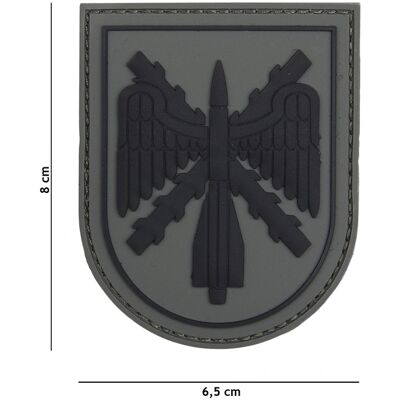 101 INC PVC Patch - Spanish Shield (Färg: Grå) 101 INC PVC Patch - Spanish Shield (Färg: Grå)