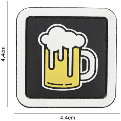 101 INC PVC Patch - Beer (Färg: Gul) 101 INC PVC Patch - Beer (Färg: Gul)