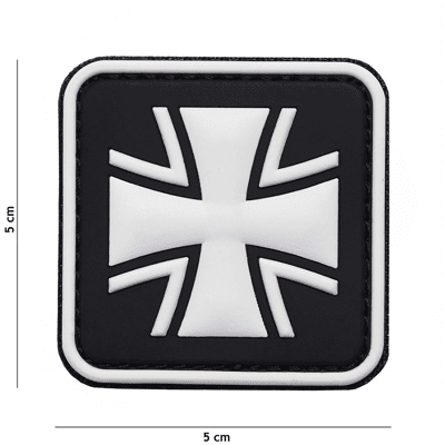 101 INC PVC Patch - Järnkorset (Färg: Svart) 101 INC PVC Patch - Järnkorset (Färg: Svart)