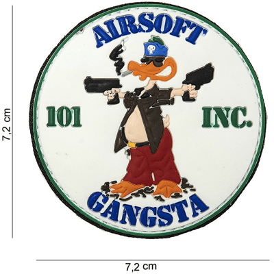 101 INC PVC Patch - Airsoft Gangsta 101 INC PVC Patch - Airsoft Gangsta