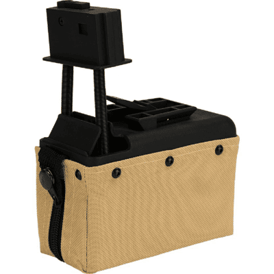 A&K Airsoft A&K Magasin - M249 Mini Box 1500rds 6mm (Färg: Tan) A&K Airsoft A&K Magasin - M249 Mini Box 1500rds 6mm (Färg: Tan)