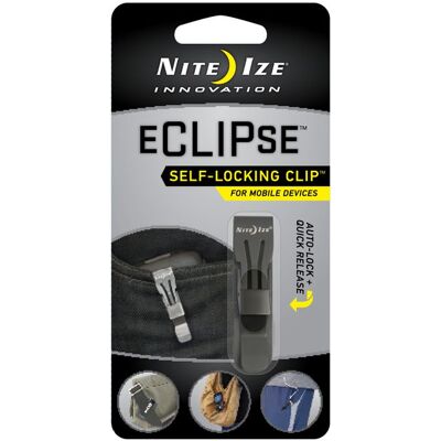 Nite Ize eCLIPse Självlåsande Klämma (Färg: Svart) Nite Ize eCLIPse Självlåsande Klämma (Färg: Svart)