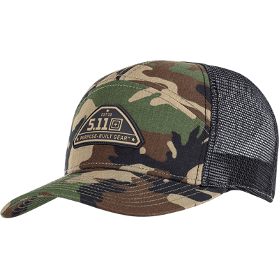 5.11 Tactical PBG Woodland 7 Panel Hat (Färg: Woodland) 5.11 Tactical PBG Woodland 7 Panel Hat (Färg: Woodland)