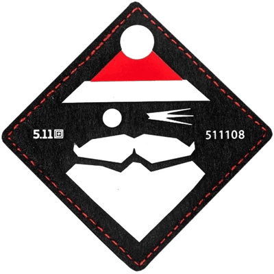 5.11 Tactical Santa Badge Patch 5.11 Tactical Santa Badge Patch